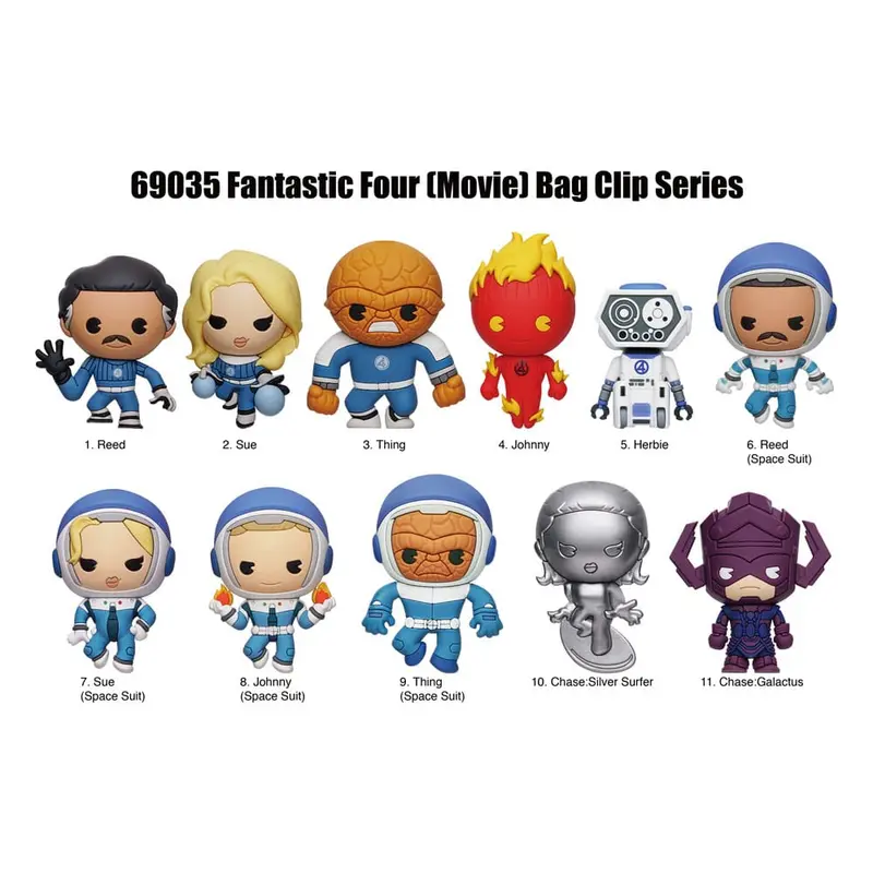 Fantastic Four 3D PVC-Taschenanhänger (1) Movie - random selection - sofort lieferbar