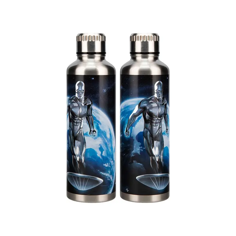 Fantastic Four Metal Trinkflasche Silver Surfer