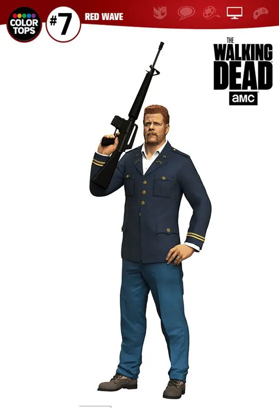 Fear The Walking Dead Actionfigurenset Travis Manawa, Rick Grimes Abraham Ford und Michonn & Madison