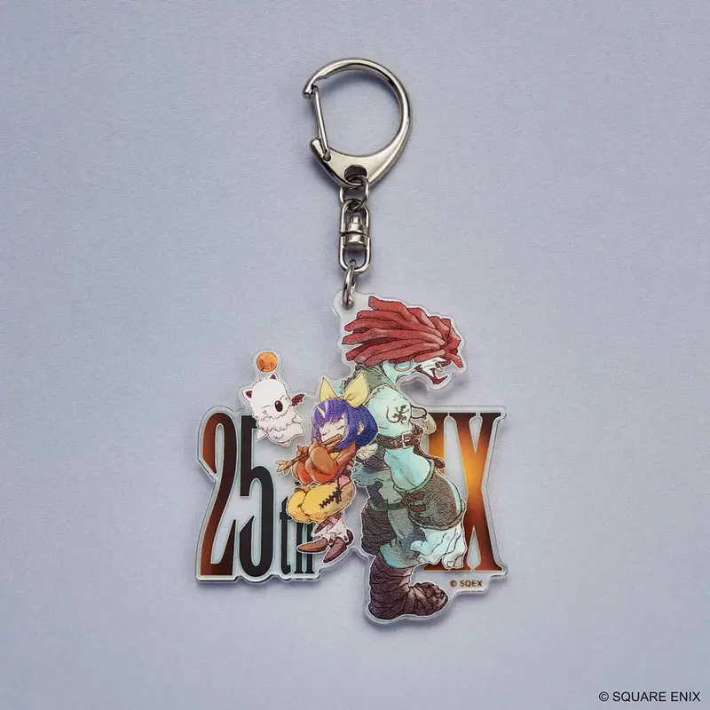 Final Fantasy IX Acryl-Schlüsselanhänger 25th Anniversary Eiko & Salamander