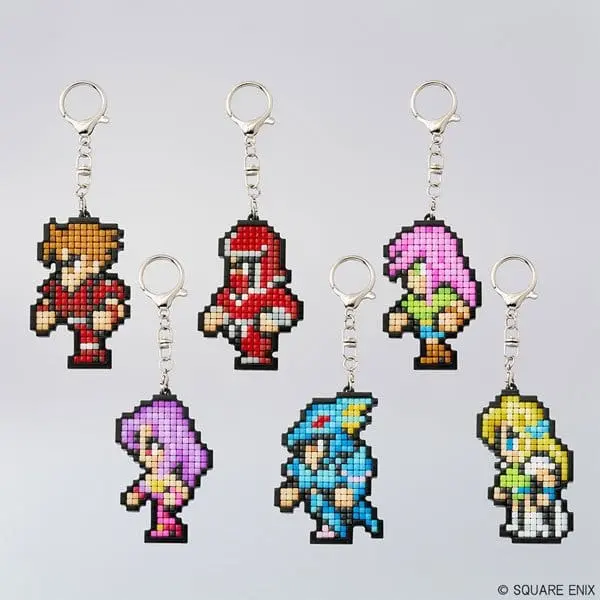 Final Fantasy Pixel Remaster DIY Pixel Art Schlüsselanhänger Kollektion Vol.2 Blind Box Display (6)