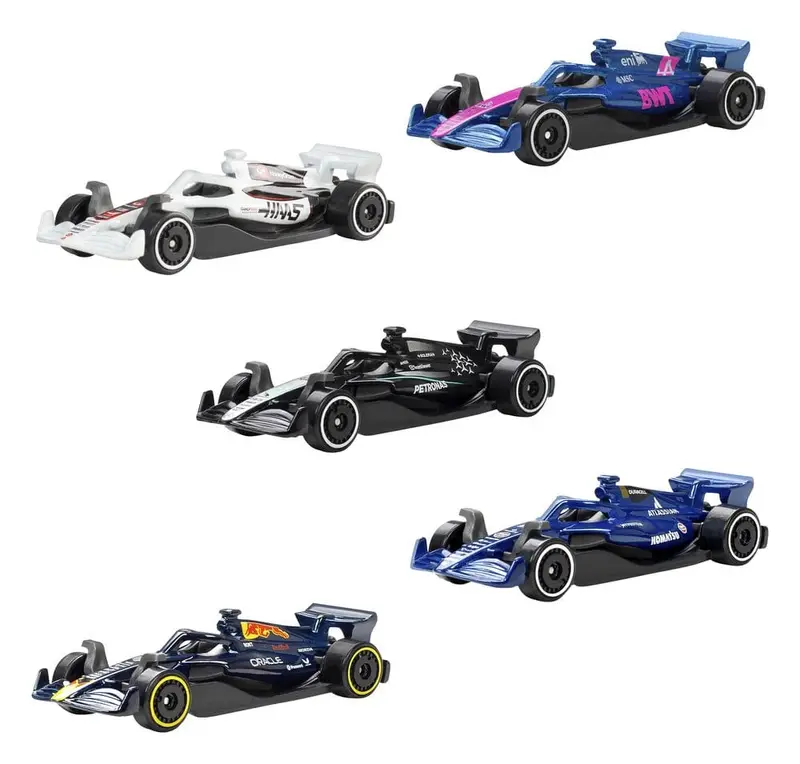 Formel 1 Hot Wheels Die-Cast Fahrzeuge 5er-Pack 1
