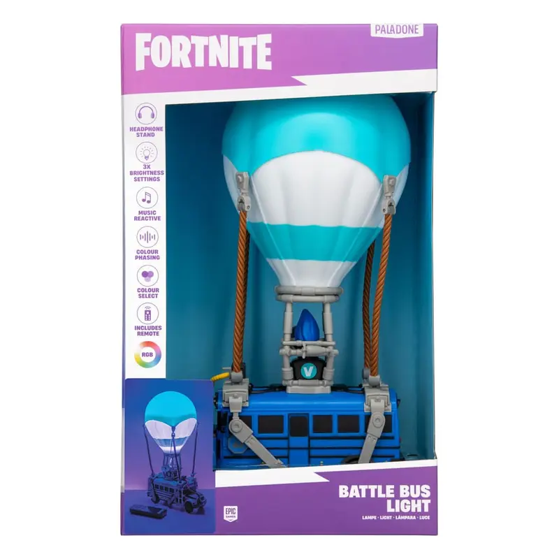 Fortnite Diorama-Leuchte Battle Bus
