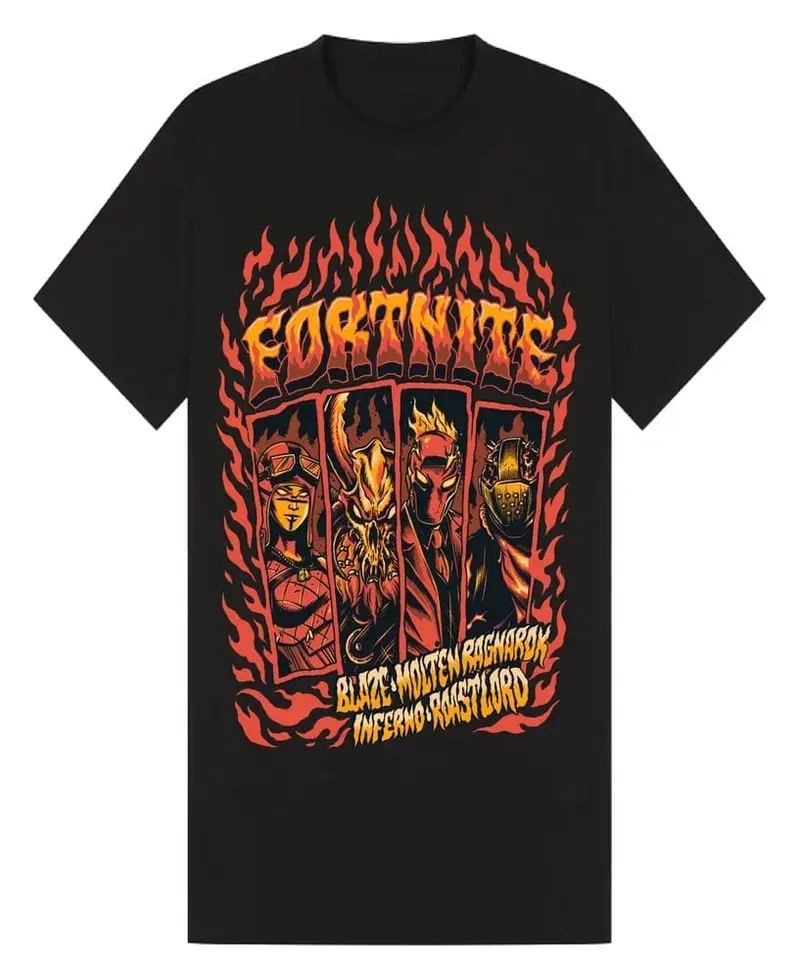 Fortnite T-Shirt Blaze Größe XL