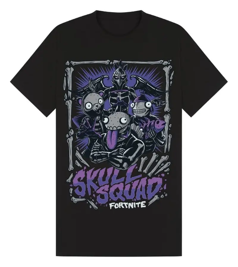 Fortnite T-Shirt Skull Squad Größe M