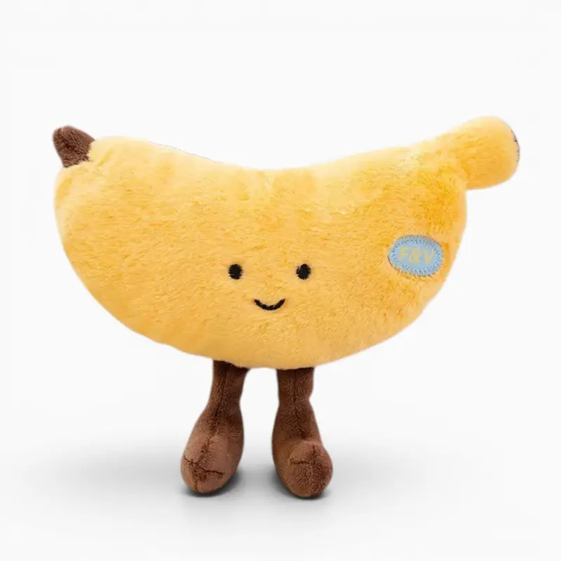Fröhliches Bananen Kuscheltier