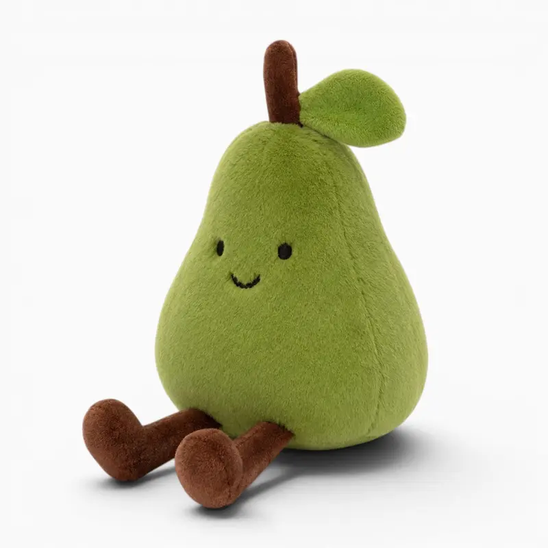 Fröhliches Birnen Kuscheltier