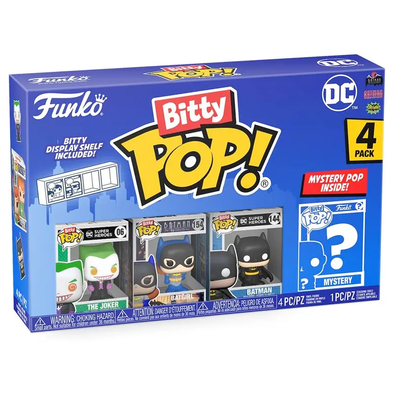 Funko Bitty POP! DC Comics 4er Pack (3 cm)