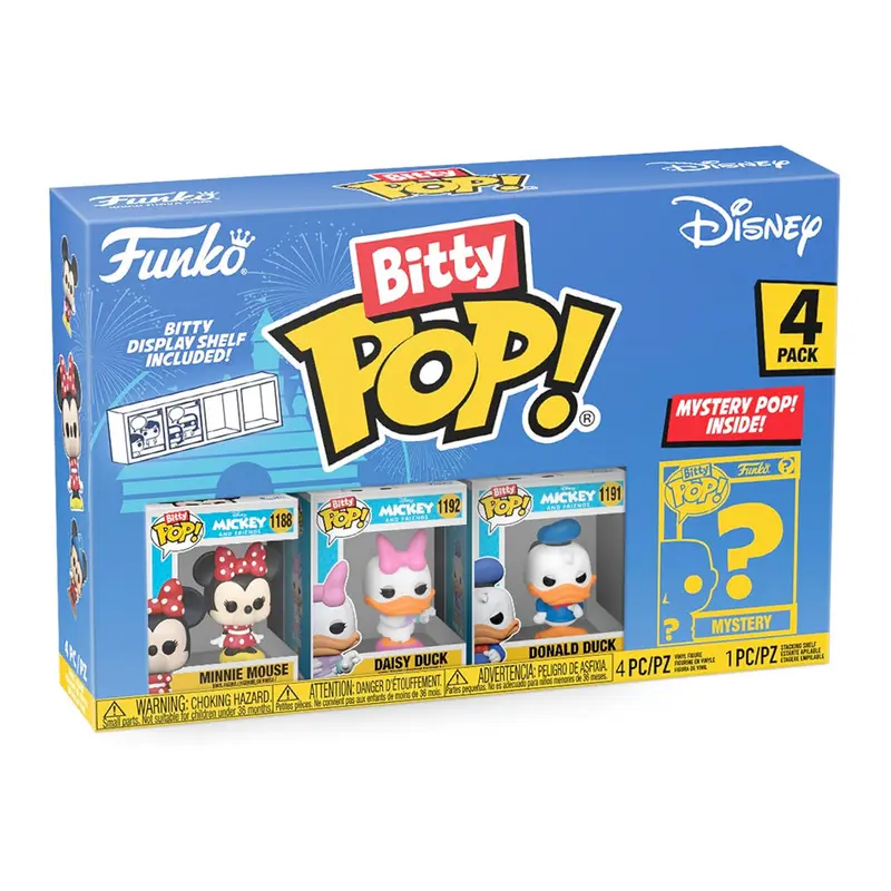 Funko Bitty POP! Disney 4er Pack (3 cm)