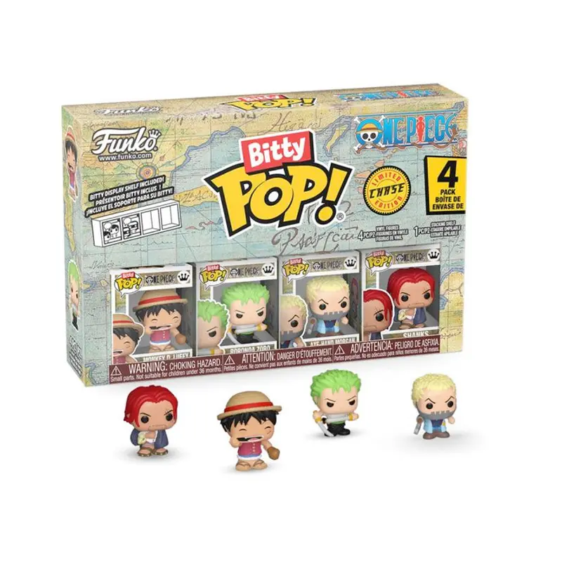 Funko Bitty POP! One Piece 4er Pack (3 cm)