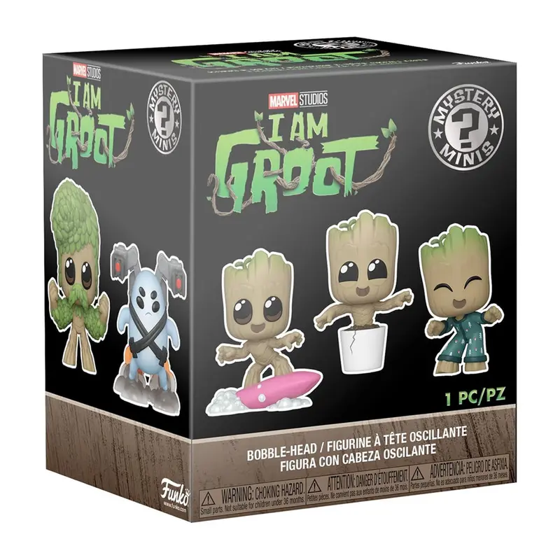 FUNKO! Marvel Groot Mystery Mini Blindbox, 9 cm