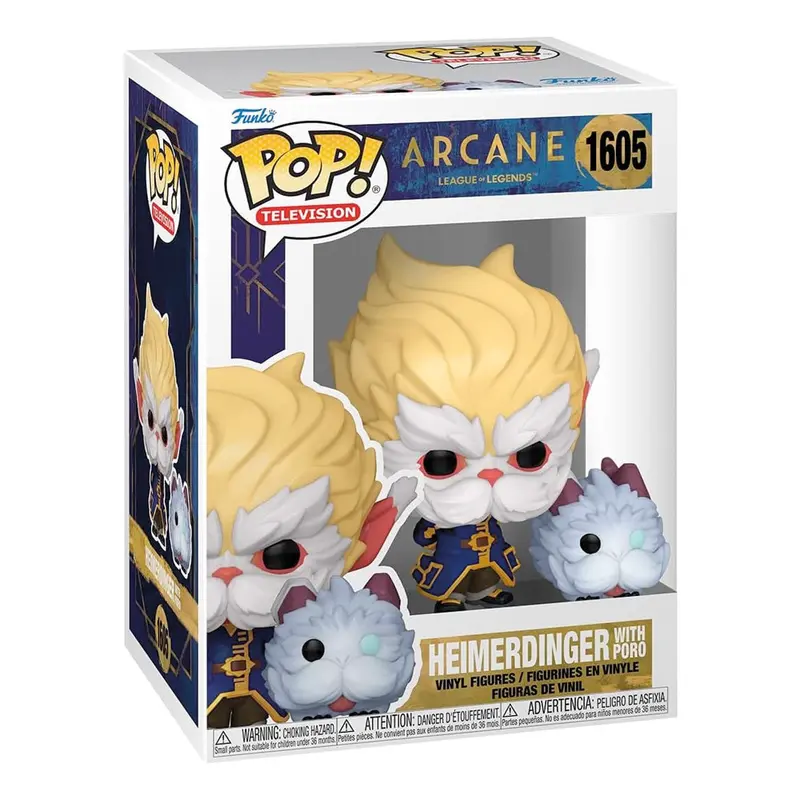 Funko POP! Arcane League of Legends Heimerdinger w/Poro (10 cm)