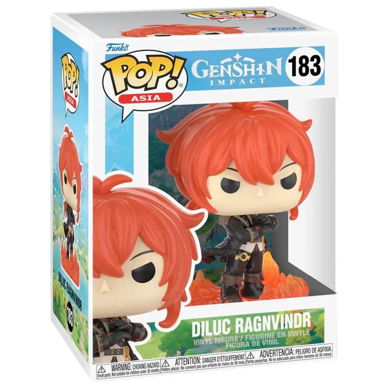 Funko POP! Genshin Impact S2 Diluc Ragnvindr (10 cm)