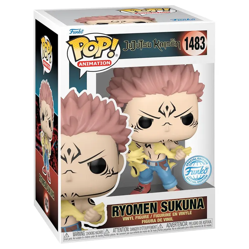 Funko POP! Jujutsu Kaisen Sukuna Tearing Shirt (10 cm)