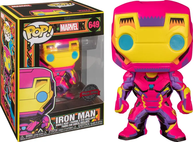 Funko POP! Marvel - Marvel Black Light