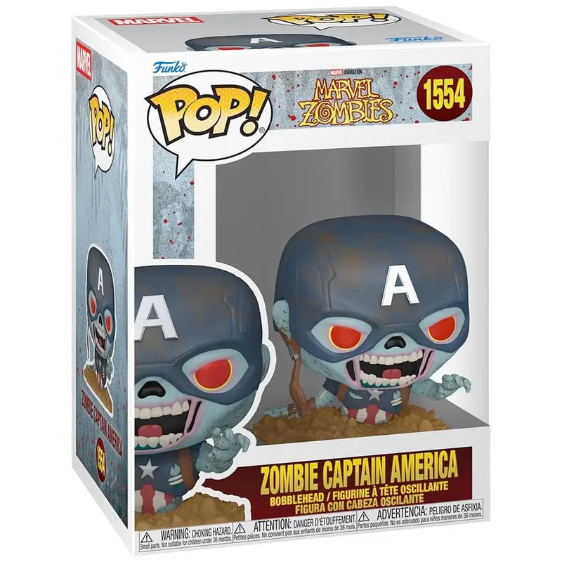 Funko POP! MZS4 Zombie Captain America (10 cm)