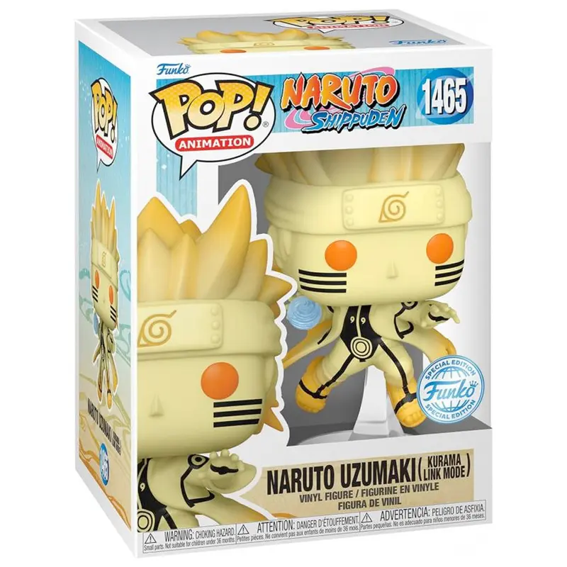 Funko POP! Naruto Uzumaki (Kurama Link Mode) (10 cm)