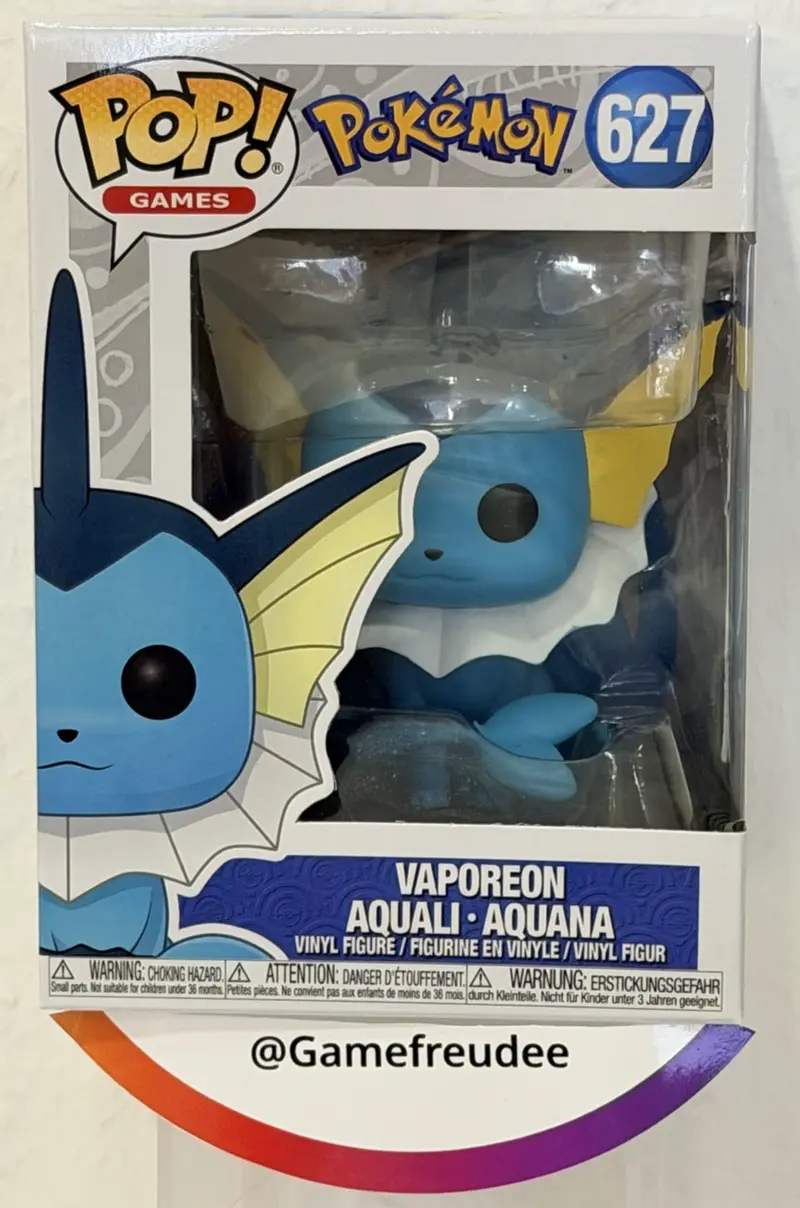 Funko POP - Pokémon - Vaporeon / Aquali / Aquana #627