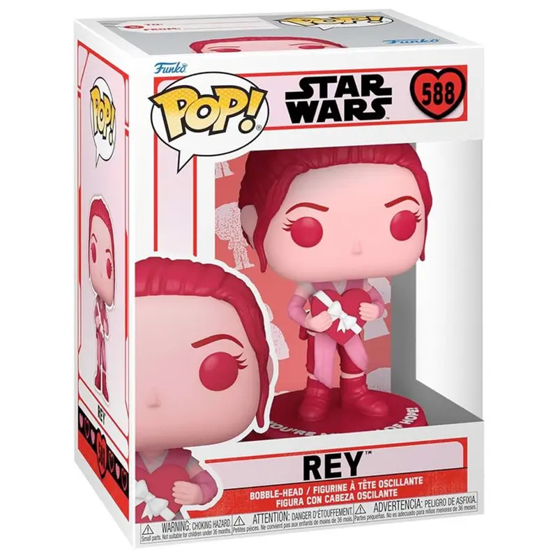 Funko POP! Star Wars Valentines S3 Rey (10 cm)