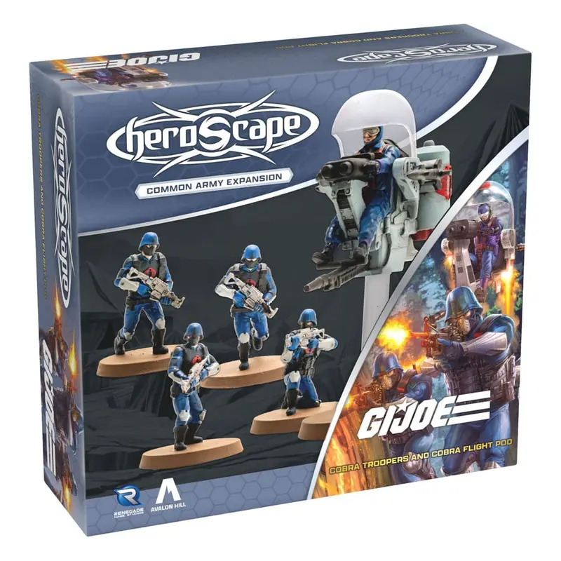 G.I.Joe Heroscape Armeeerweiterung Cobra Troopers & Cobra Flight Pod (Common) *Englische Version*