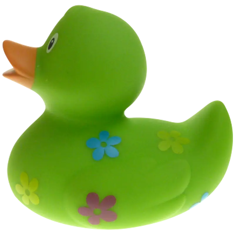 Gänseblümchen Blüten Ente Badeente Quietscheente Factotum