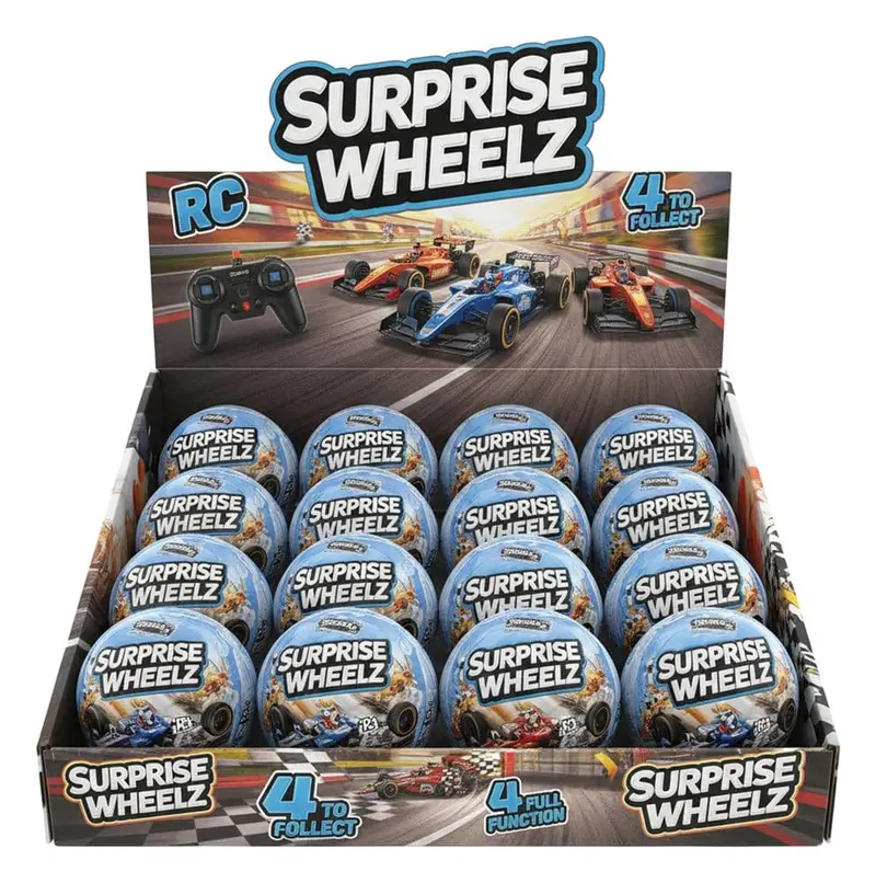 Gear2Play Blind Box Fahrzeug Funkgesteuertes RC Auto Surprise Wheelz Display (16)