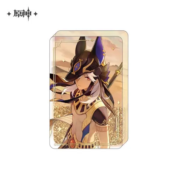 Genshin Impact Acryl Ornament mit Glitzer