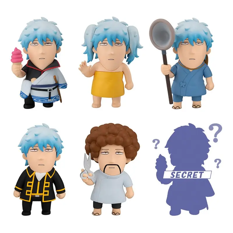 Gintama Sammelfiguren 6er-Set Gintama We love Ginsan 10 cm Blind Box (with gift)
