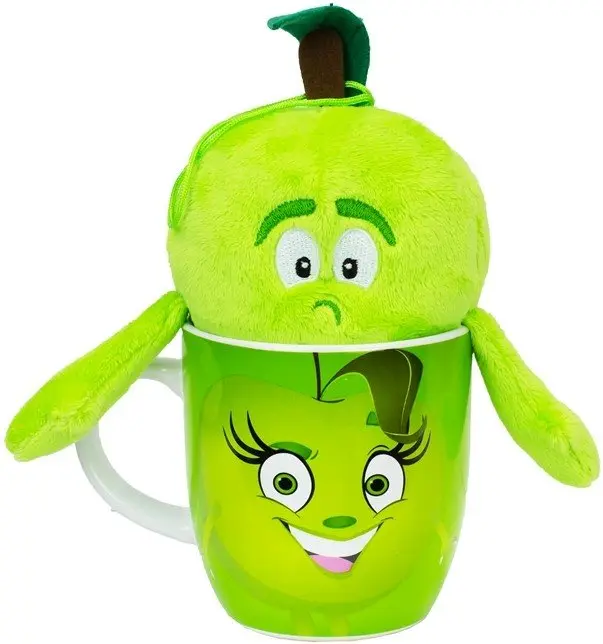 Goodness Gang Tasse + Plüsch Tier Apfel