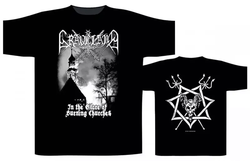 Graveland In The Glare Of Burning Churches T-Shirt