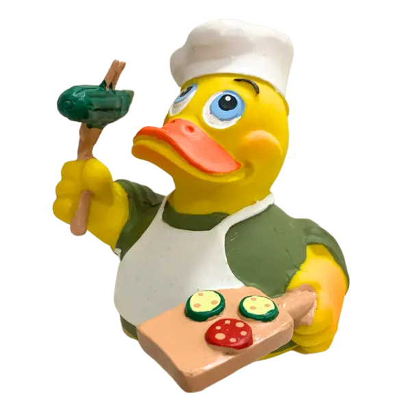 Grillen Veggie Griller Duck Quietscheente Badeente Lanco