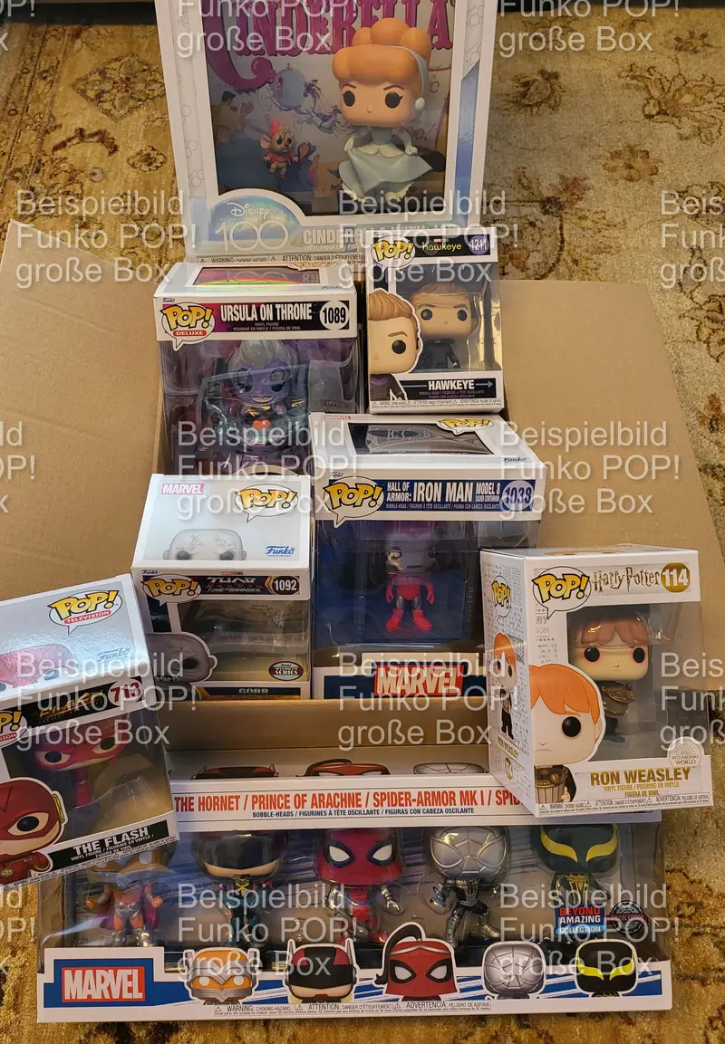Große Mystery Paket Box POP! Funko Mischpaket Neuware Überraschung Set Geschenk Surprise Mix NEU