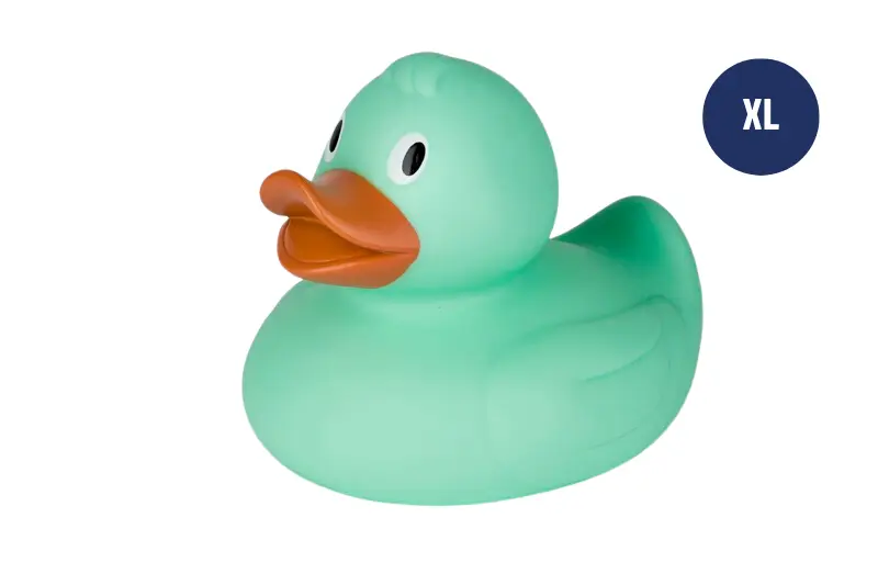Große XL Ente Mint Grün Badeente Kentersicher Isabelle Laurier
