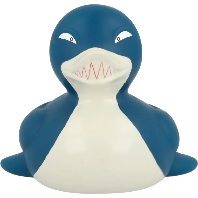 Hai Ente Badeente Quietscheente Gummiente Lilalu