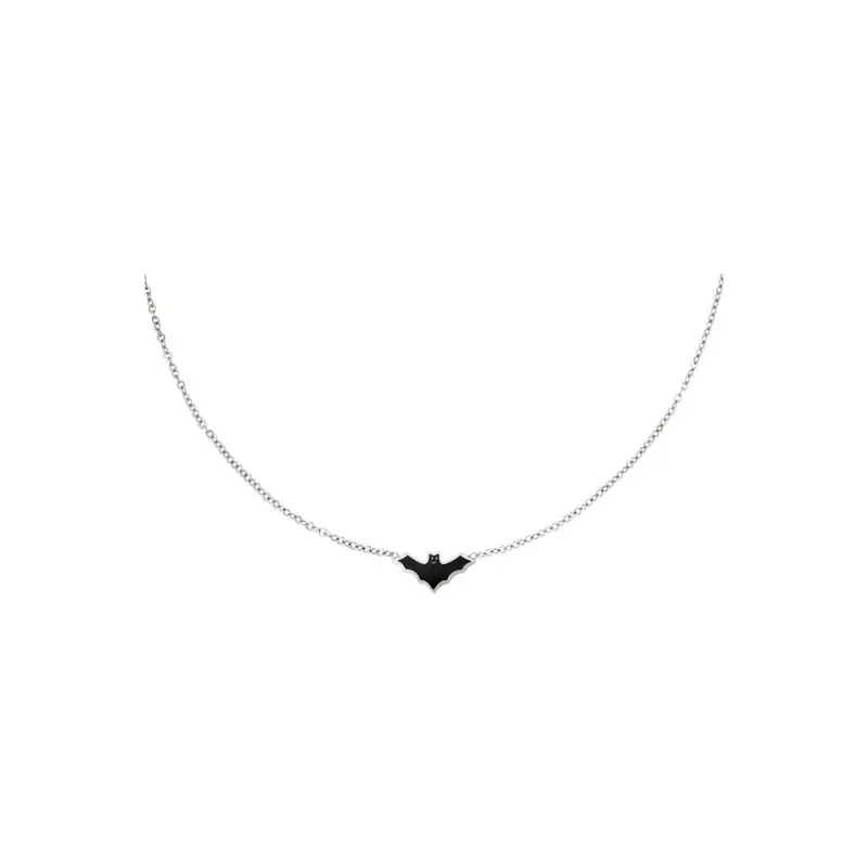 Halskette "Halloween Fledermaus" in Gold oder Silber - Länge 40-45 cm
