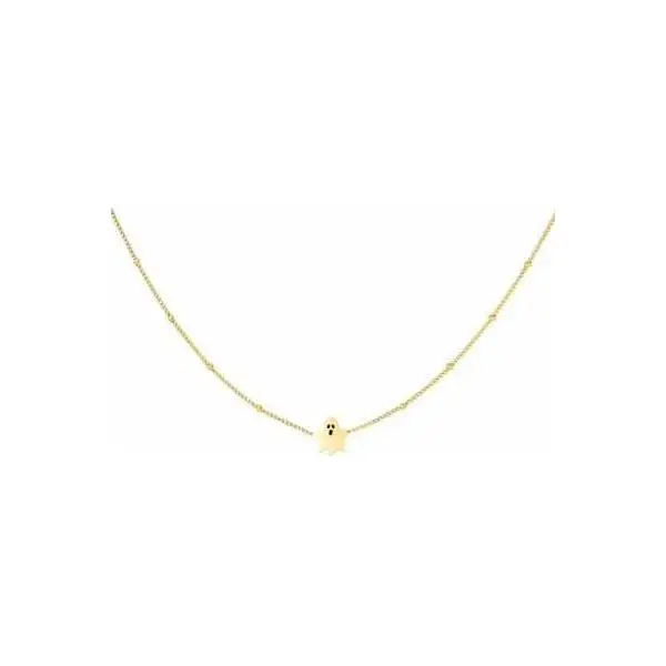 Halskette "Spuk" in Gold oder Silber - Länge 40-45 cm