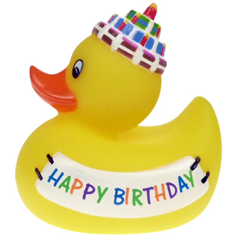Happy Birthday Geburtstag Ente Badeente Quietscheente Factotum