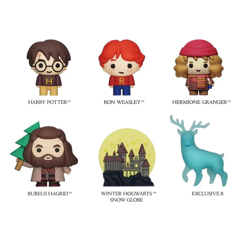 Harry Potter 3D Magnete Christmas Series Display (12)