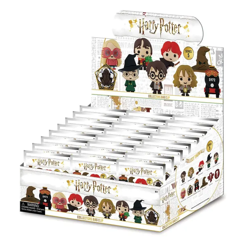 Harry Potter 3D PVC-Taschenanhänger Series 5 Display (24)