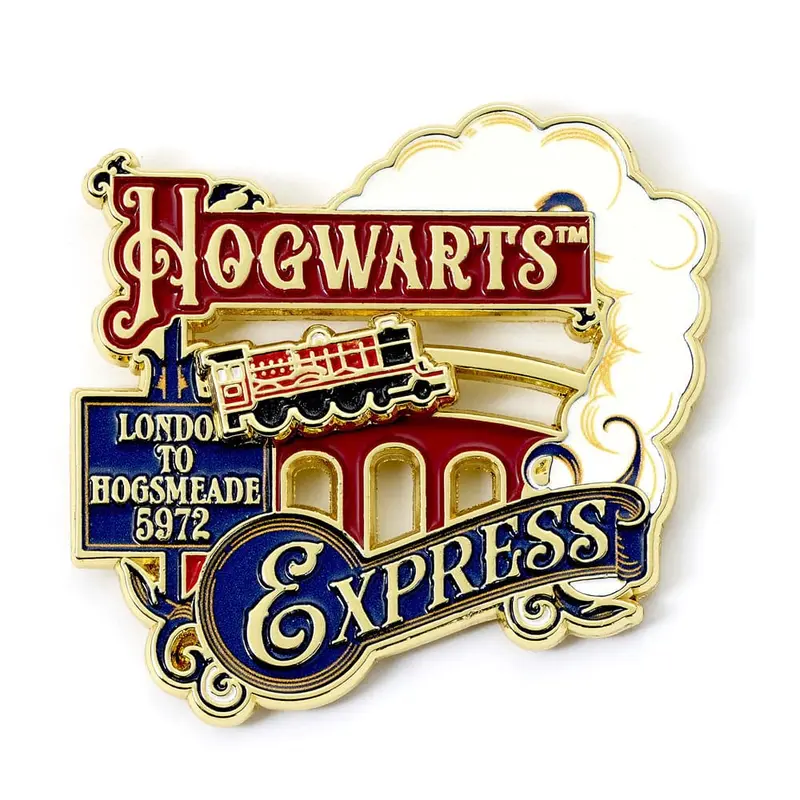 Harry Potter Ansteckpin Hogwarts Express (Goldfarben) - sofort lieferbar