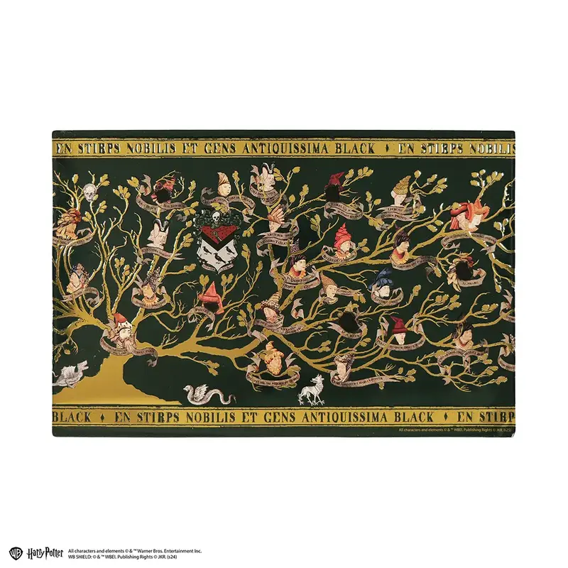Harry Potter - Blechschild - Familie Black Stammbaum