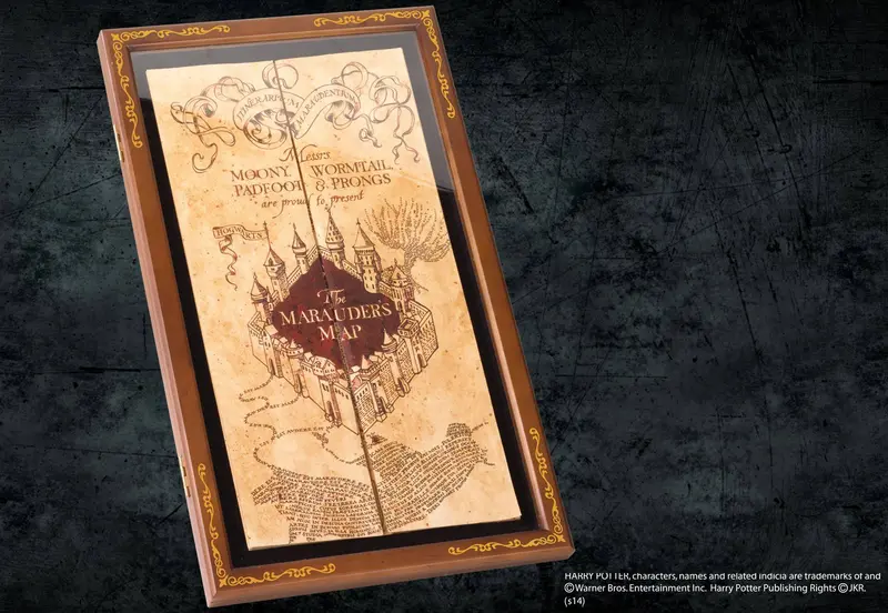 Harry Potter Display für die Karte des Herumtreibers