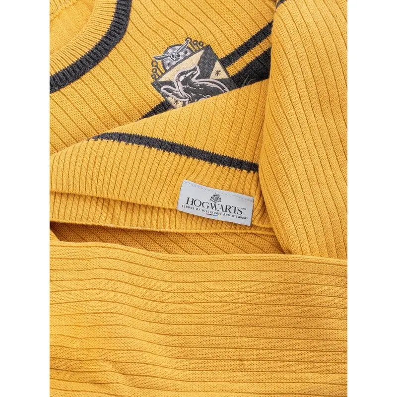 Harry Potter Kids Sweater Hufflepuff Varsity