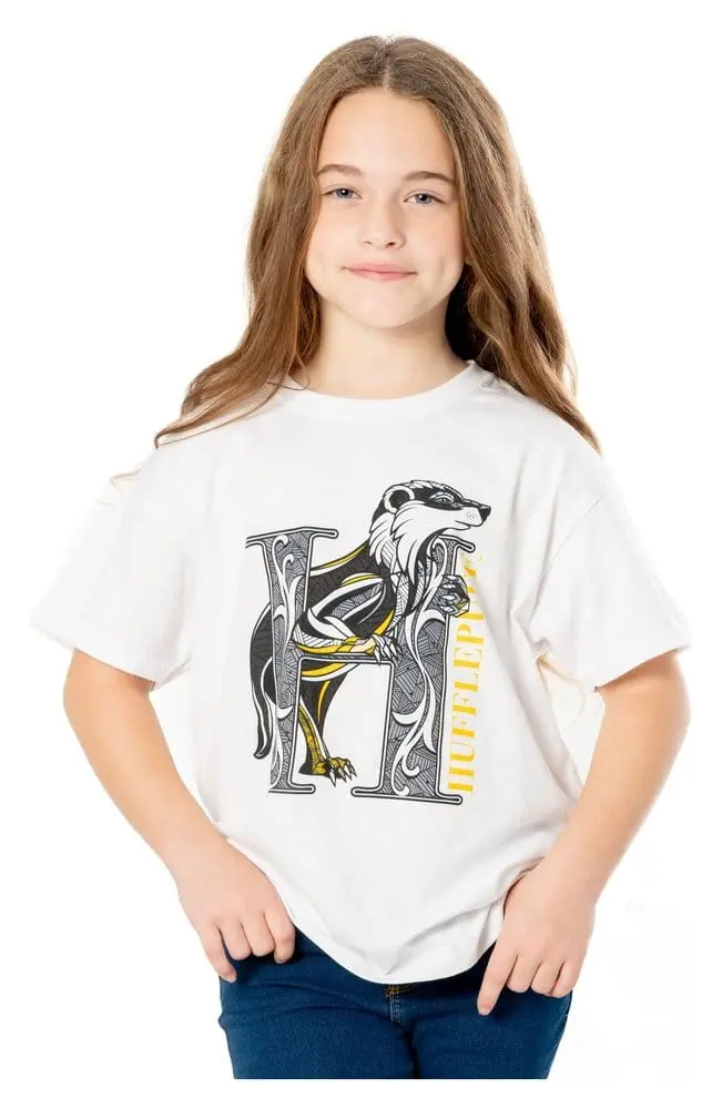 Harry Potter Kids T-Shirt Hufflepuff Mosaic Größe 7-8