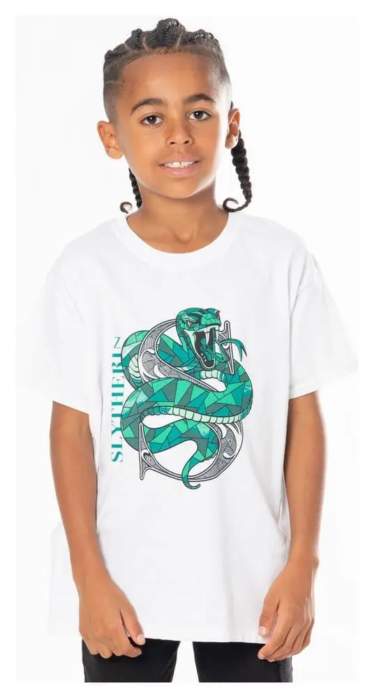 Harry Potter Kids T-Shirt Slytherin Mosaic Größe 5-6