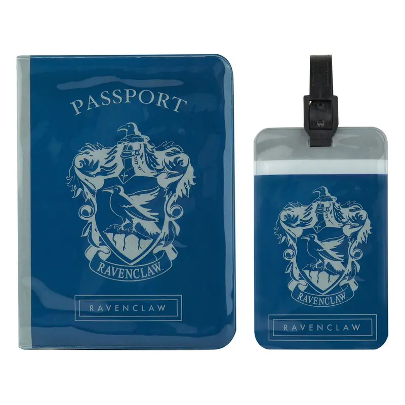 Harry Potter Kofferanhänger & Reisepass-Halter Set Ravenclaw