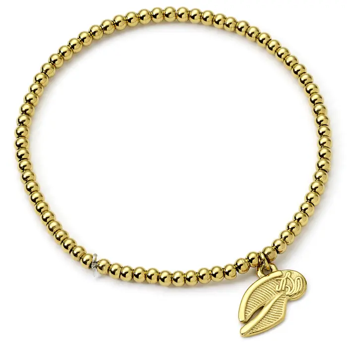Harry Potter - Kugelperlenarmband - goldener Schnatz - vergoldet