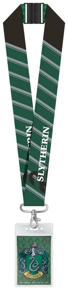 Harry Potter Luxus-Schlüsselband mit Kartenhalter Slytherin