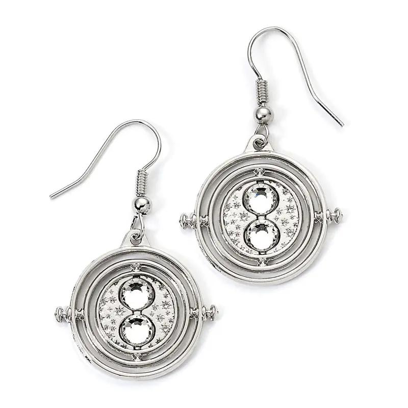 Harry Potter Ohrringe Time Turner (Silberfarben)