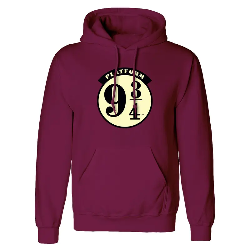 Harry Potter „Platform and Quarters“ Kapuzenpullover, Burgunderrot